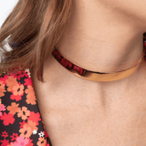Choker ajustável lisa - Aline vervan