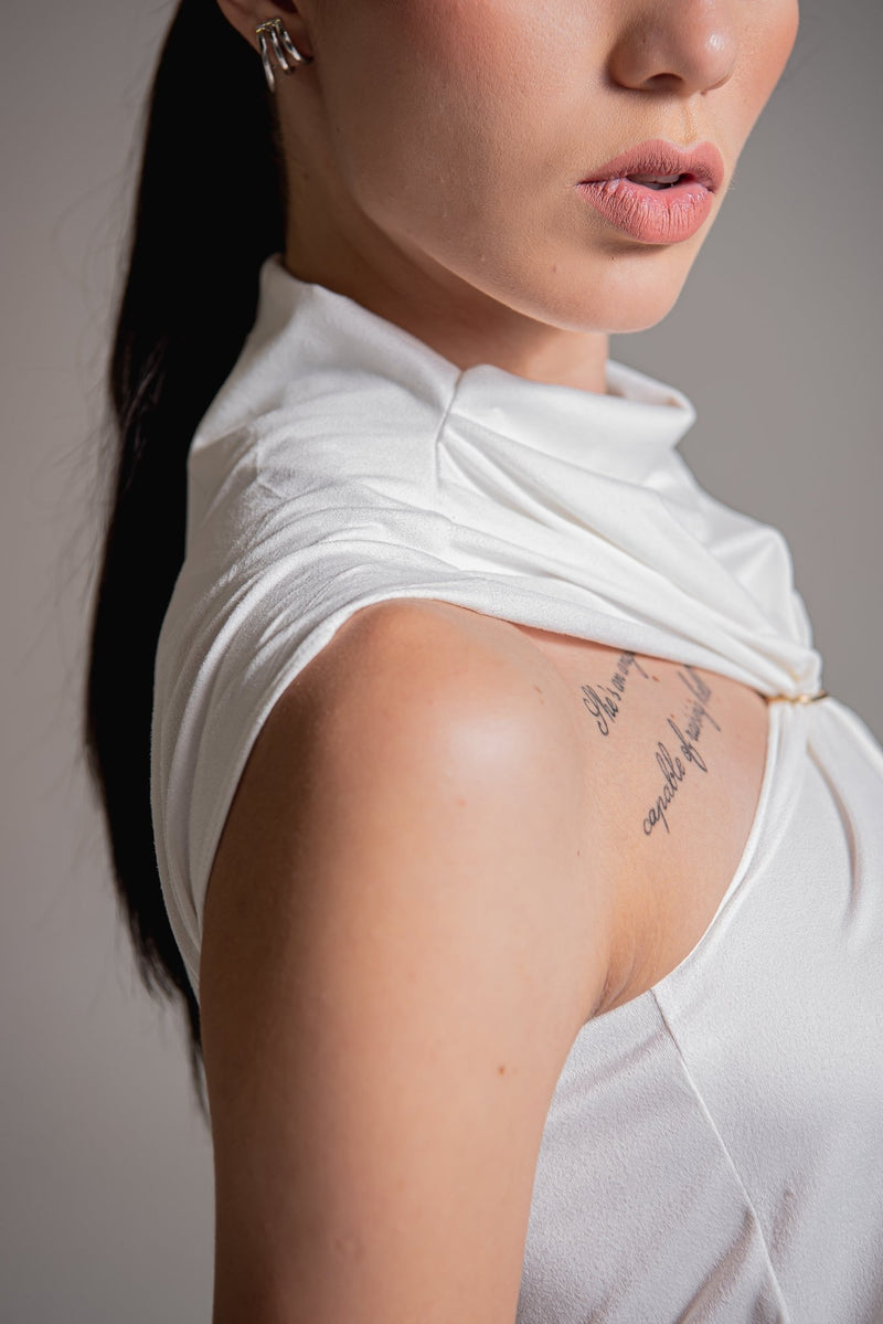 Blusa feminina de gola alta - Aline vervan