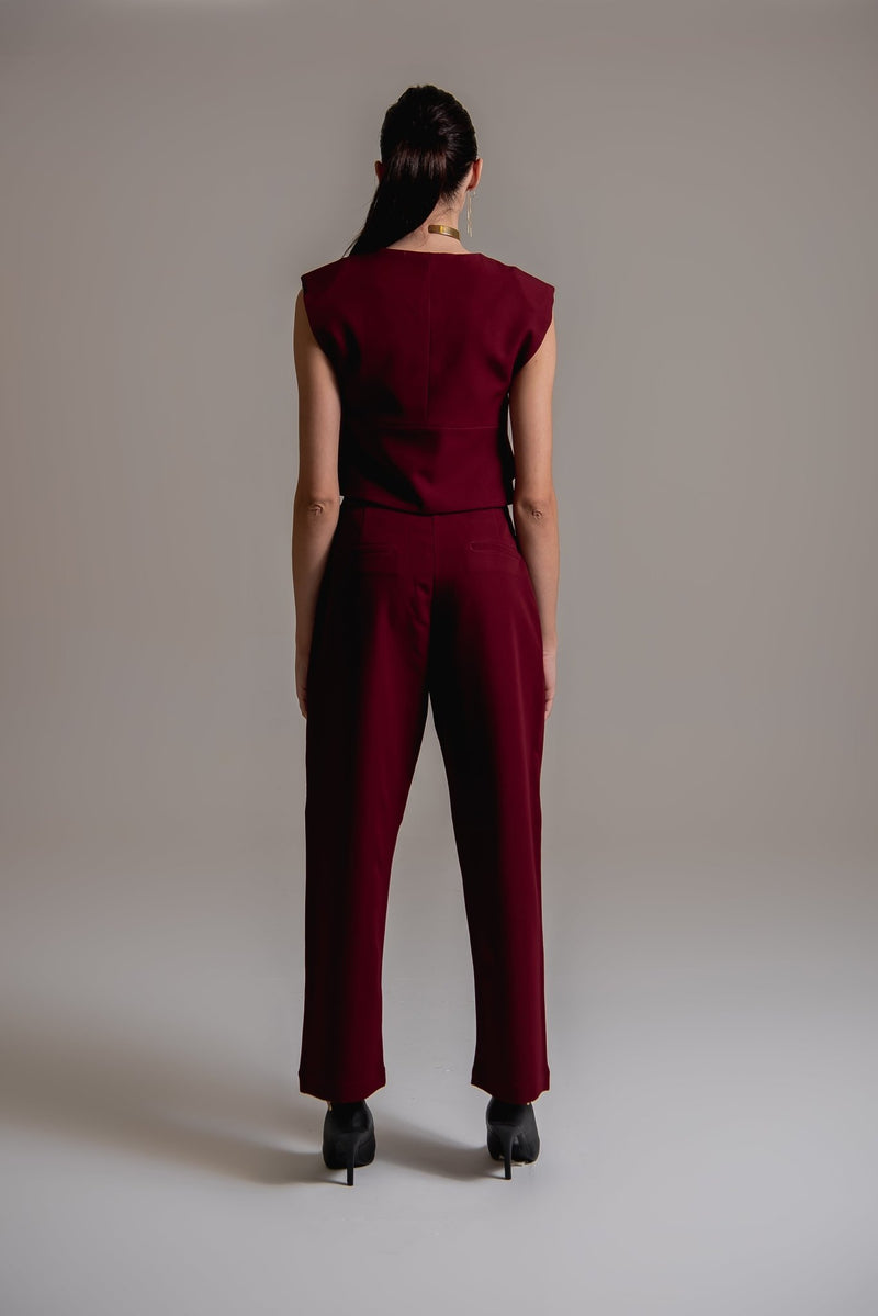 Calça em alfaiataria feminina - Aline vervan