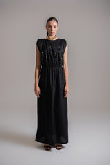 Vestido longo em algodão 100%