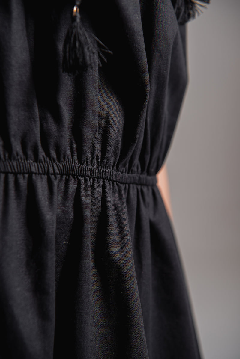 Vestido longo em algodão 100%
